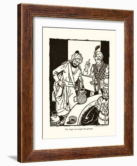 The King's Son Bought The Portrait-Frank Dobias-Framed Art Print