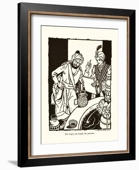 The King's Son Bought The Portrait-Frank Dobias-Framed Art Print