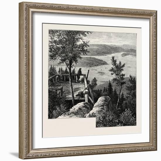 The King's View, Krokleven, Near Christiania, Oslo-null-Framed Giclee Print