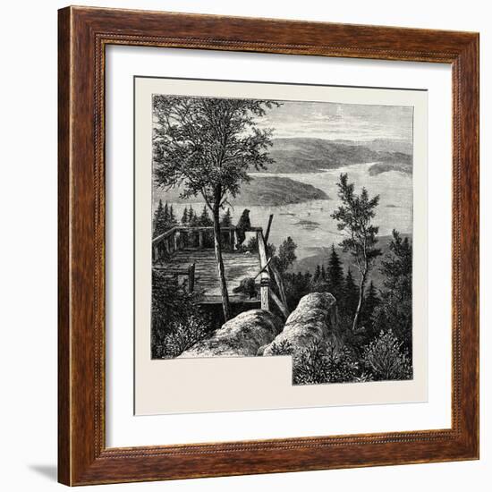 The King's View, Krokleven, Near Christiania, Oslo-null-Framed Giclee Print