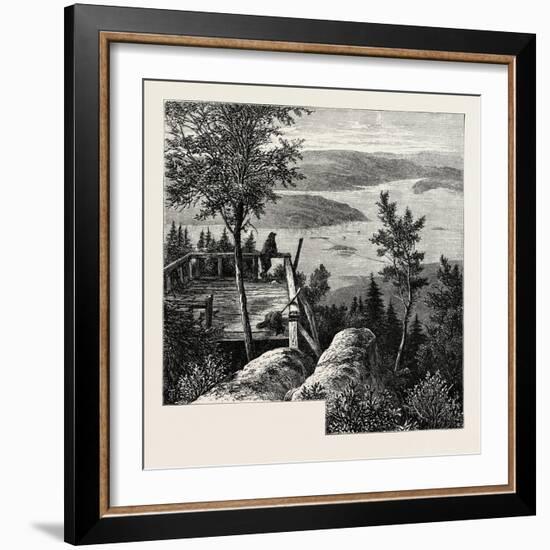 The King's View, Krokleven, Near Christiania, Oslo-null-Framed Giclee Print