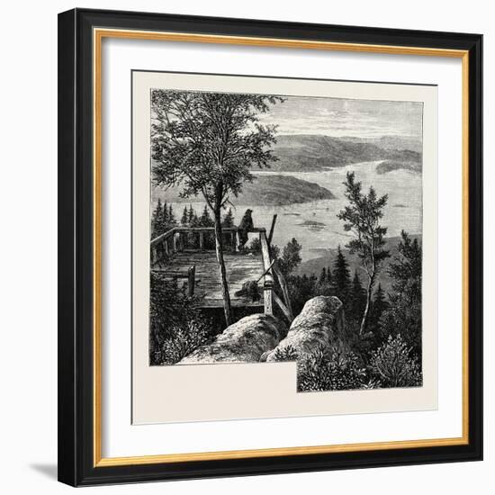 The King's View, Krokleven, Near Christiania, Oslo-null-Framed Giclee Print