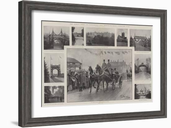 The King's Visit to Rangemore and Burton-On-Trent, 21-24 February-G.S. Amato-Framed Giclee Print