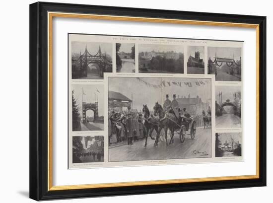 The King's Visit to Rangemore and Burton-On-Trent, 21-24 February-G.S. Amato-Framed Giclee Print