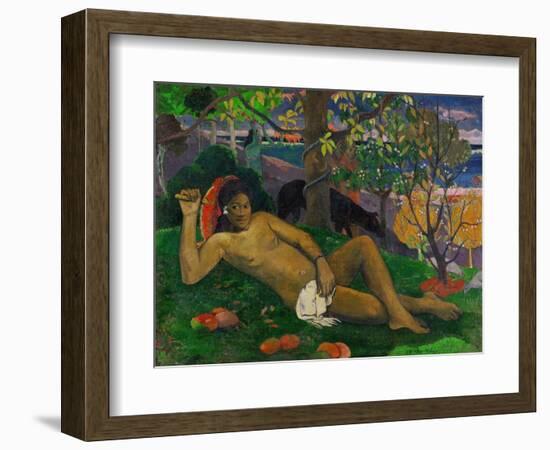 The King's Wife (Te Arii Vahine), 1896-Paul Gauguin-Framed Giclee Print