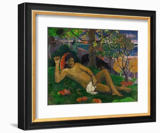 The King's Wife (Te Arii Vahine), 1896-Paul Gauguin-Framed Giclee Print