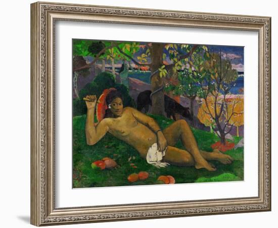 The King's Wife (Te Arii Vahine), 1896-Paul Gauguin-Framed Giclee Print