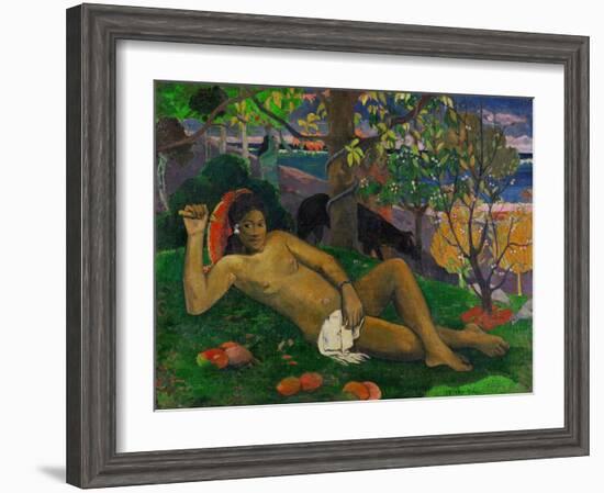 The King's Wife (Te Arii Vahine), 1896-Paul Gauguin-Framed Giclee Print