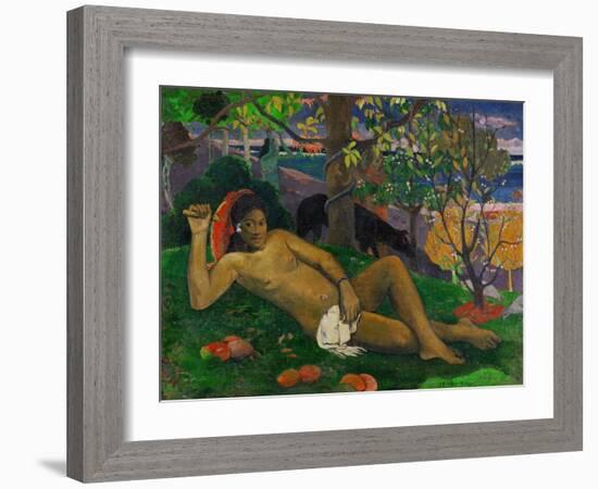 The King's Wife (Te Arii Vahine), 1896-Paul Gauguin-Framed Giclee Print
