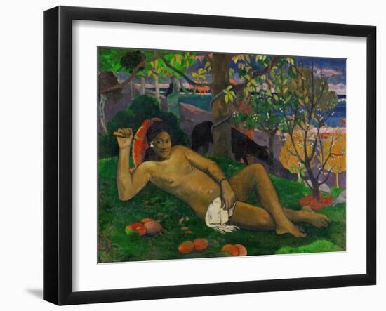 The King's Wife (Te Arii Vahine), 1896-Paul Gauguin-Framed Giclee Print