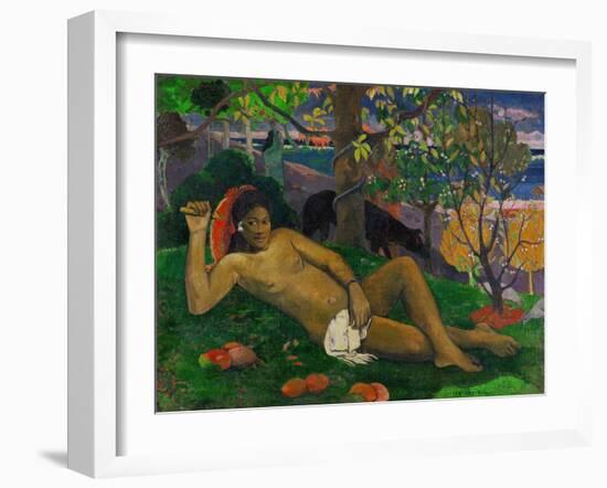 The King's Wife (Te Arii Vahine), 1896-Paul Gauguin-Framed Giclee Print