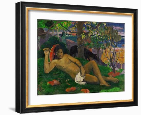 The King's Wife (Te Arii Vahine), 1896-Paul Gauguin-Framed Giclee Print