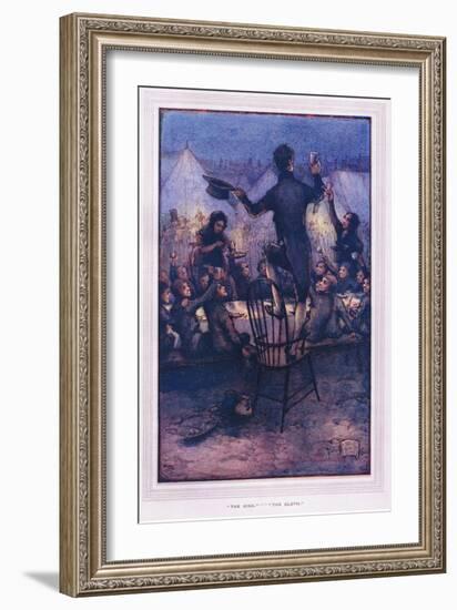 "The King-The Cloth"-Sybil Tawse-Framed Giclee Print