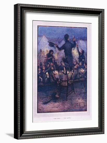 "The King-The Cloth"-Sybil Tawse-Framed Giclee Print