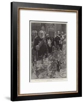 The King, Toasting His Majesty at the Guildhall Banquet-Frank Craig-Framed Giclee Print