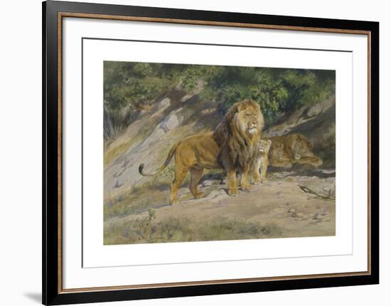 The King Watches, 1887-Rosa Bonheur-Framed Premium Giclee Print