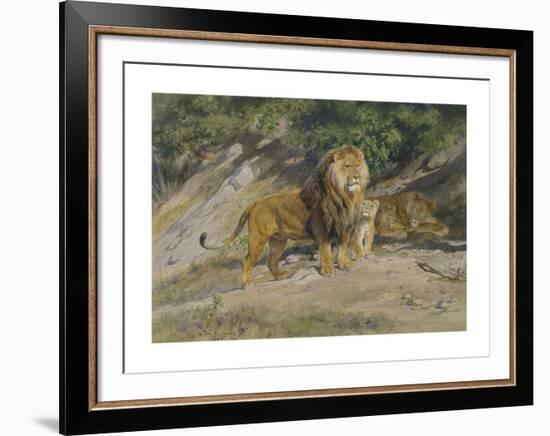 The King Watches, 1887-Rosa Bonheur-Framed Premium Giclee Print