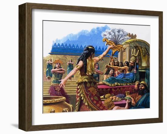 The King Who Stayed Away, from 'Babylon the Mighty'-Payne-Framed Giclee Print