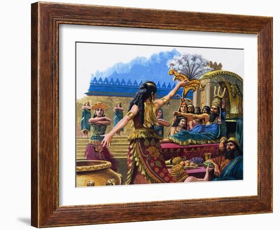 The King Who Stayed Away, from 'Babylon the Mighty'-Payne-Framed Giclee Print