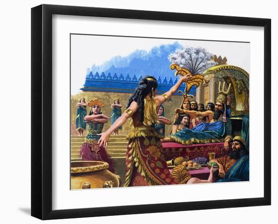 The King Who Stayed Away, from 'Babylon the Mighty'-Payne-Framed Giclee Print