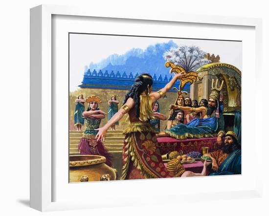 The King Who Stayed Away, from 'Babylon the Mighty'-Payne-Framed Giclee Print