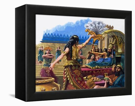 The King Who Stayed Away, from 'Babylon the Mighty'-Payne-Framed Premier Image Canvas