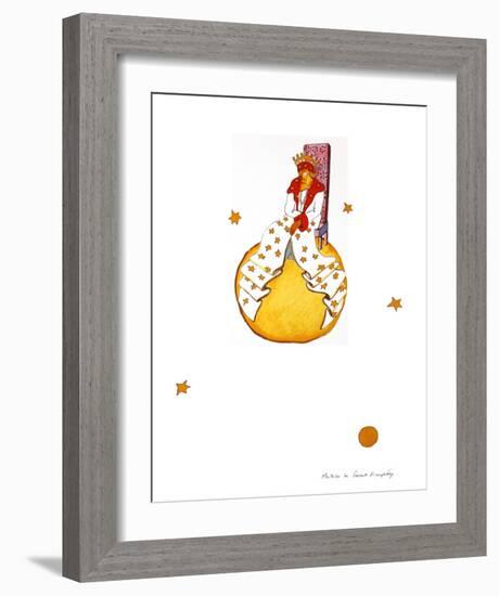 The King-Antoine de Saint-Exupéry-Framed Art Print