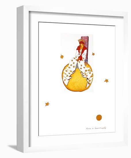 The King-Antoine de Saint-Exupéry-Framed Art Print