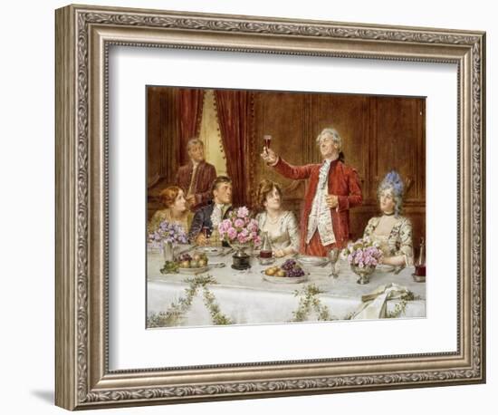 The King!-George Goodwin Kilburne-Framed Giclee Print