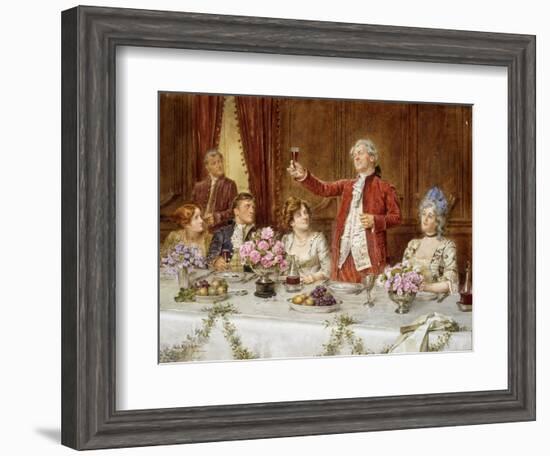 The King!-George Goodwin Kilburne-Framed Giclee Print