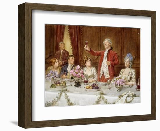 The King!-George Goodwin Kilburne-Framed Giclee Print