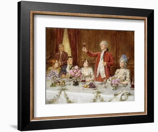 The King!-George Goodwin Kilburne-Framed Giclee Print