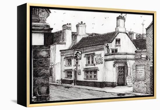 The Kings Head,Yarmouth, 2008-Vincent Alexander Booth-Framed Premier Image Canvas