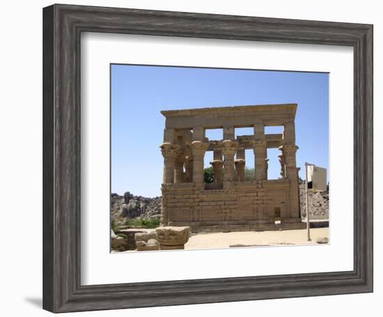 The Kiosk of Trajan, Philae, Egypt-Werner Forman-Framed Photographic Print