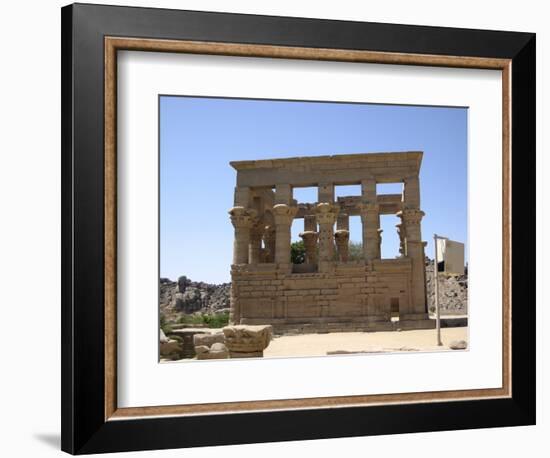 The Kiosk of Trajan, Philae, Egypt-Werner Forman-Framed Photographic Print