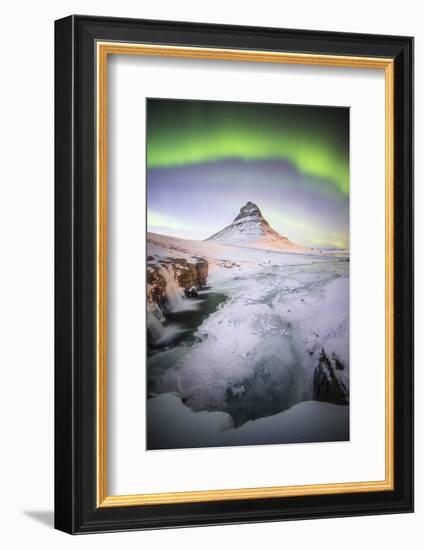 The Kirkjufell Green Arch-Philippe Manguin-Framed Photographic Print