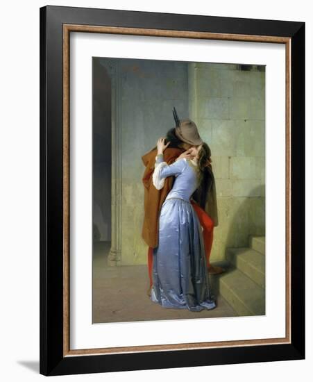 The Kiss, 1859-Francesco Hayez-Framed Giclee Print