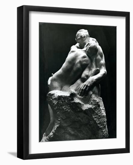 The Kiss, 1886 (Marble)-Auguste Rodin-Framed Giclee Print