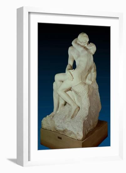 The Kiss, 1886-Auguste Rodin-Framed Giclee Print