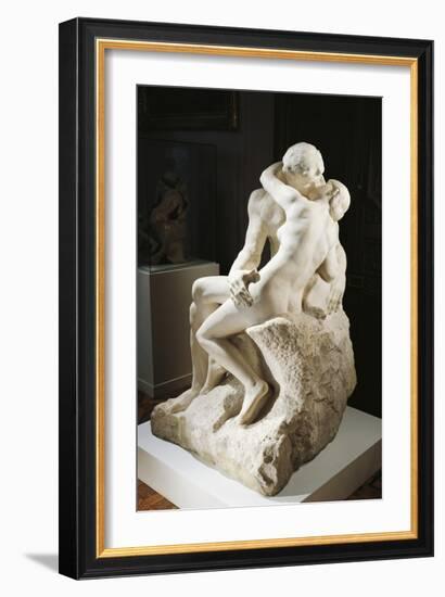 The Kiss, 1888-1889-Auguste Rodin-Framed Giclee Print