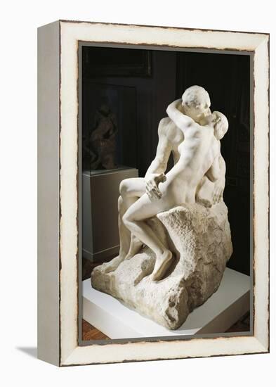 The Kiss, 1888-1889-Auguste Rodin-Framed Premier Image Canvas