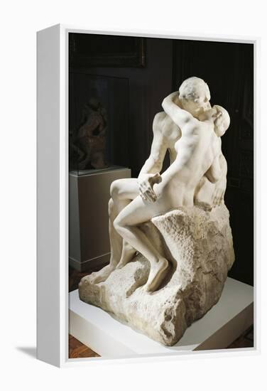 The Kiss, 1888-1889-Auguste Rodin-Framed Premier Image Canvas