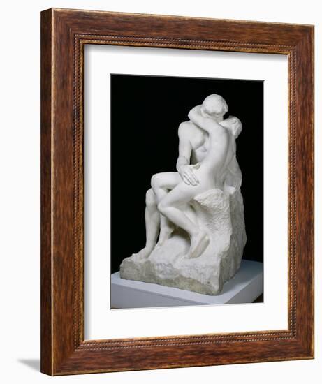 The Kiss, 1888-98-Auguste Rodin-Framed Giclee Print