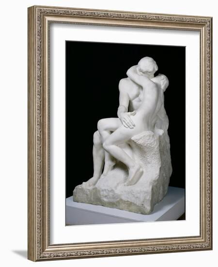 The Kiss, 1888-98-Auguste Rodin-Framed Giclee Print