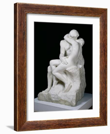 The Kiss, 1888-98-Auguste Rodin-Framed Giclee Print