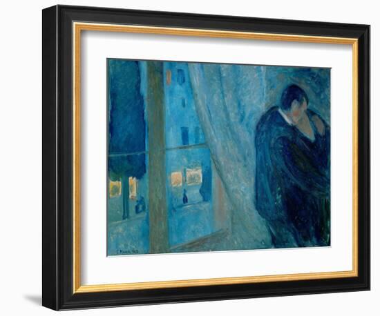 The Kiss, 1892-Edvard Munch-Framed Giclee Print