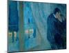 The Kiss, 1892-Edvard Munch-Mounted Giclee Print