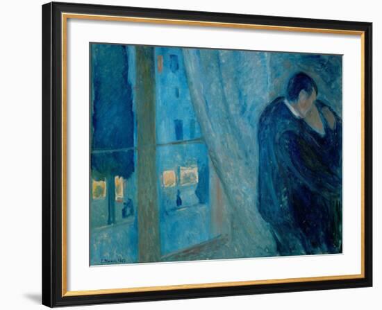 The Kiss, 1892-Edvard Munch-Framed Giclee Print