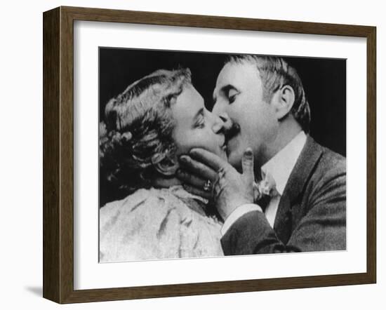 The Kiss, 1896-null-Framed Photographic Print