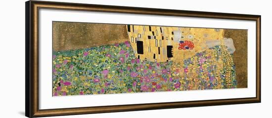 The Kiss, 1907-08 (Detail)-Gustav Klimt-Framed Giclee Print